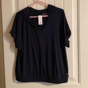 NWT LIVI CROPPED SHIRT